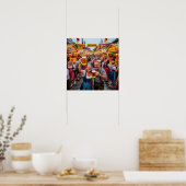 Münchner Oktoberfest-Abendposter Poster (Küche)
