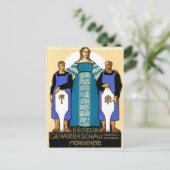 Münchner Poster 1912 Postkarte (Stehend Vorderseite)