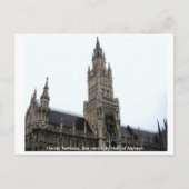 Münchner Rathaus Postkarte (Vorderseite)