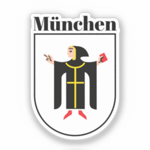 Münchner Wappen Aufkleber