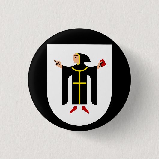 Münchner Wappen Button (Vorderseite)