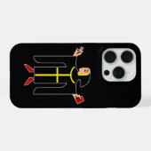 Münchner Wappen iPhone Hülle (Rückseite (Horizontal))