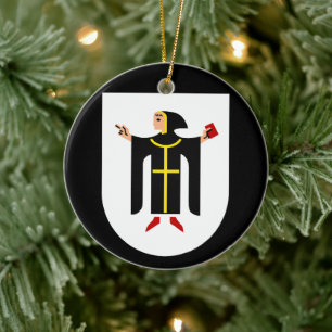 Münchner Wappen Keramik Ornament