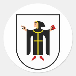 Münchner Wappen Runder Aufkleber