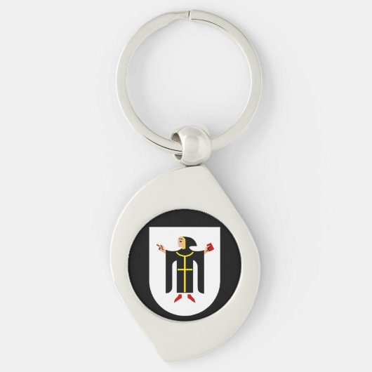 Münchner Wappen Schlüsselanhänger (Vorderseite)
