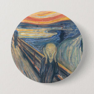 Munchs Der Schrei Button