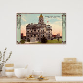 Muncie, Indiana Courthouse Poster (Küche)