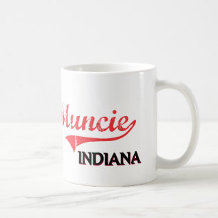 Muncie Indiana Stadt-Klassiker Kaffeetasse