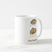 Mund auf Schokolade Kaffeetasse (VorderseiteRechts)