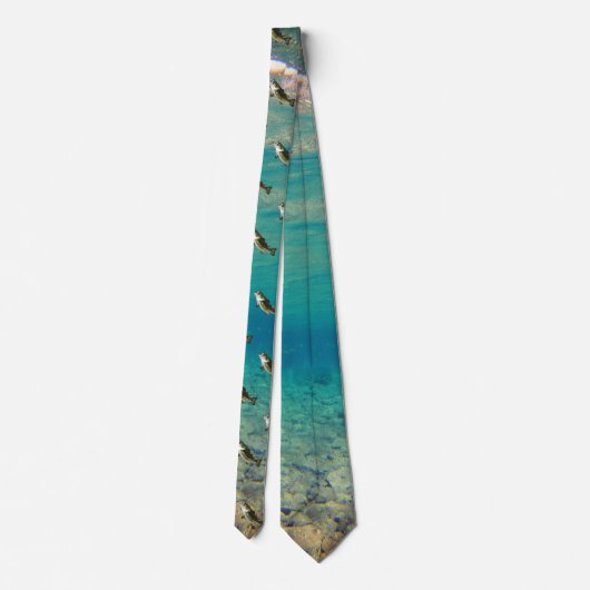 Mund-Bass Krawatte (Rückseite)