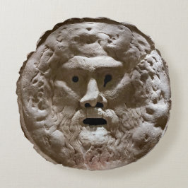 Mund der Wahrheit Rundes Kissen