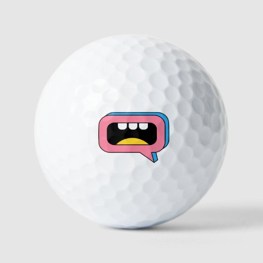 Mund Golfball (Vorderseite)