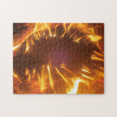 Mund in Feuer Puzzle (Horizontal)
