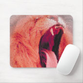 Mund mit verschwommenen Löwen Mousepad (Mit Mouse)