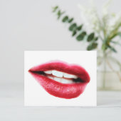 Mund Postkarte (Stehend Vorderseite)