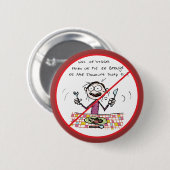 Mund-voller Knopf Button (Vorne & Hinten)