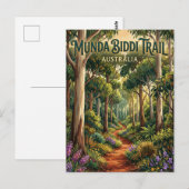 Munda Biddi Trail Australien Postkarte (Vorne/Hinten)