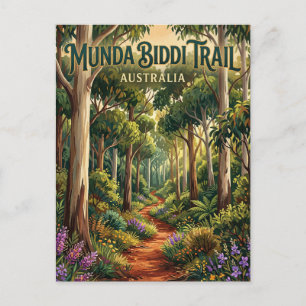 Munda Biddi Trail Australien Postkarte