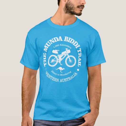 Munda Biddi Trail (Radfahren) T-Shirt (Vorderseite)