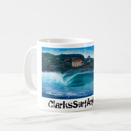 Mundaka, Spanien Kaffeetasse (Vorderseite Links)