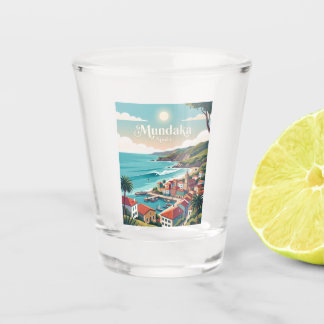 Mundaka Spanien Schnapsglas