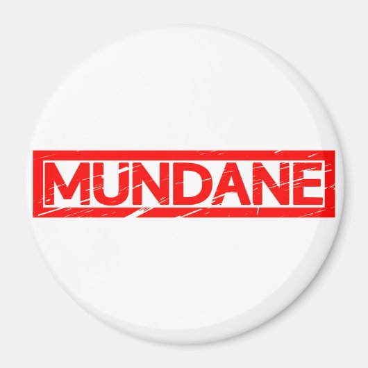 Mundane Briefmarke Magnet (Vorne)