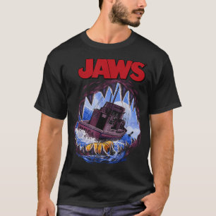 Mundblick auf Orca Poster Stil T-Shirt