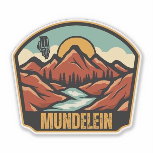 Mundelein, Illinois Aufkleber (Vorderseite)
