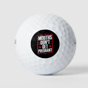 Münder werden nicht schwanger golfball