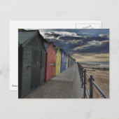 Mundesley Beach Huts Postkarte (Vorne/Hinten)