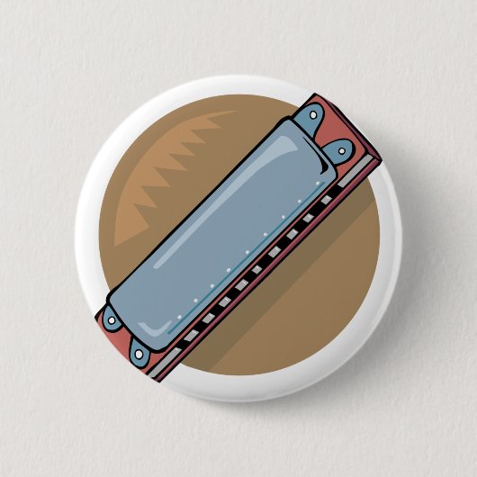 Mundharmonika Button (Vorderseite)