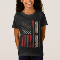 Mundharmonika Vintage Amerikanische Flagge Patriot