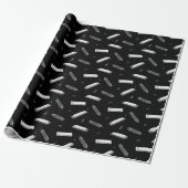 Mundharmonikaspieler Geschenkpapier (Ungerollt)
