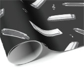 Mundharmonikaspieler Geschenkpapier (Rolleneckpunkt)