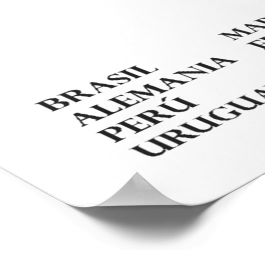 Mundial Mexico 70 Poster (Ecke)