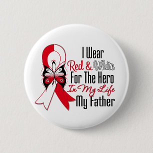 Mundkrebs-Band-Held mein Vater Button