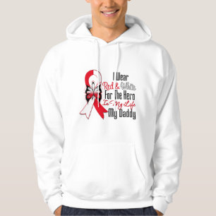 Mundkrebs-Band-Held mein Vati Hoodie