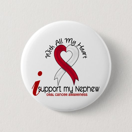 MUNDkrebs stütze ich meinen Neffeen Button (Vorderseite)