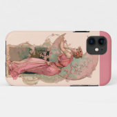 MUNDLADY MIT BLUME IN PINK Case-Mate iPhone HÜLLE (Rückseite (Horizontal))