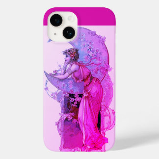 MUNDLADY MIT BLUME IN PINK FUCHSIA Case-Mate iPhone HÜLLE