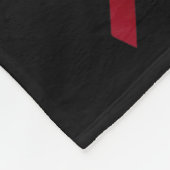 Mündlicher Kopf-Hals-Krebs-Bewusstsein Fearless Fleecedecke (Ecke)