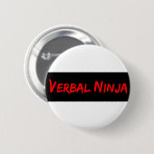 mündlicher ninja Knopf Button (Vorne & Hinten)