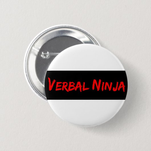 mündlicher ninja Knopf Button (Vorne & Hinten)