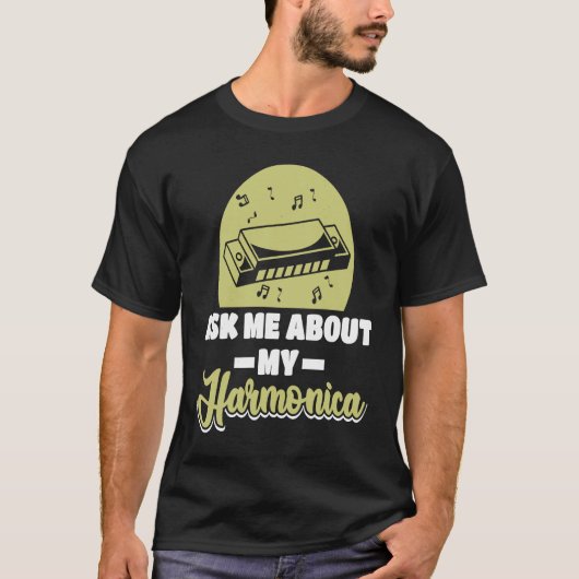 Mundorgel Harmonica Player T-Shirt (Vorderseite)