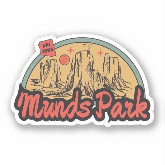 Munds Park, Arizona Sticker (Vorderseite)