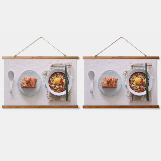 Mundschleimhaut Wandteppich Mit Holzrahmen (Doppelt)