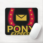 Mundspüler Pony Eye Art für Horror Fans Mousepad (Mit Mouse)