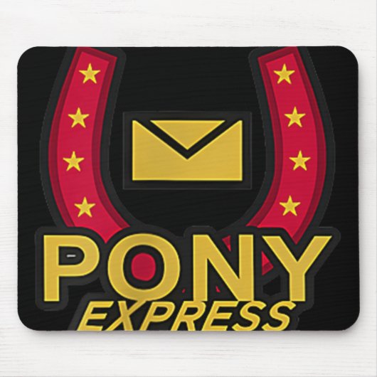 Mundspüler Pony Eye Art für Horror Fans Mousepad (Vorne)