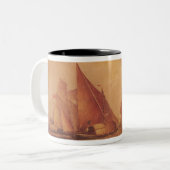 Mündung Josephs Mallord William Turner | des Tha Zweifarbige Tasse (Vorderseite Links)