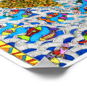 Mündungsposter Poster (Ecke)